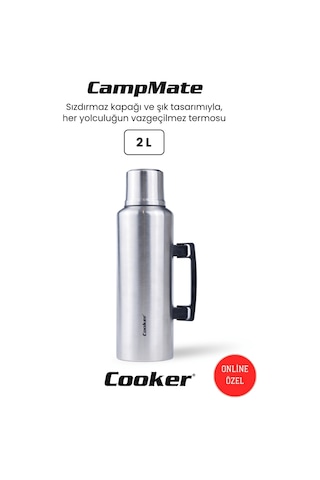 Cooker Campmate 2 Litre Paslanmaz Çelik Termos Gümüş Ckr2127 Cooker Campmate 2 Litre Paslanmaz Çelik Termos Gümüş Ckr2127
