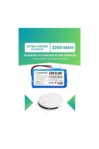 Xiaomi Mi Vacuum Mop G1 2in1 Essential Msjtg1 3.200mah Batarya