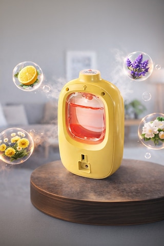 Mioji Mio Smell 2x Yeni Nesil Şarjlı Otomatik Oda Kokusu Makinesi Sarı - Shangri-la Shangri-la Kokusu