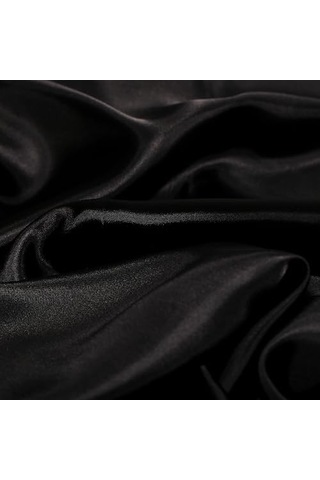 Glow By Night Satin Pillowcase Yastık Kılıfı Abanoz