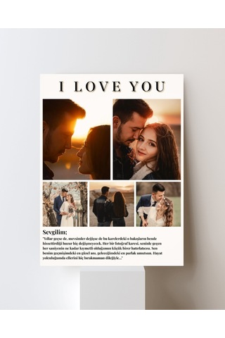 Sevgiliye Hediye Canvas Tablo Sevgililer Günü Hediyesi Sevgiliye Hediye Dekorasyon Kanvas Tablo
