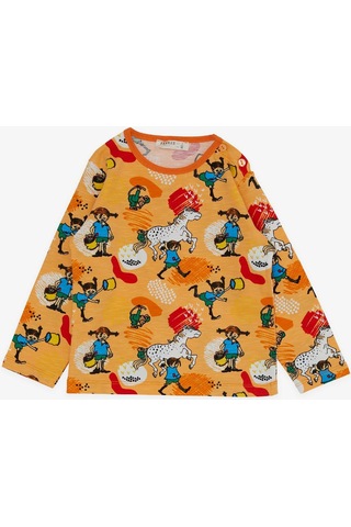 Breeze Girls & Boys Erkek Bebek Pijama Takımı Çılgın Kız Desenli 9 Ay-3 Yaş, Hardal Sarı-hardal Sarı Hardal Sarı