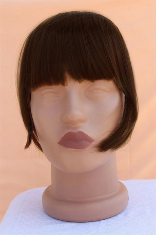 Caş Dekorasyon Takma Kahkül - Kızıl Kahve Balyaj - M2/33 - Uzun Kenarlı