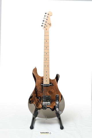 Elektro Gitar Telecaster Saatli Custom Epoksi & Yıllanmış Ağaç Kişiye Özel Suhr Burst