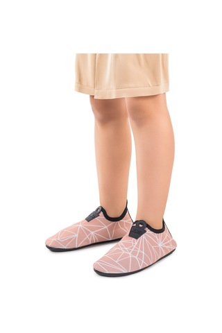 Kiko Kids Prizma Havuz Plaj Kız Çocuk Deniz Ayakkabısı 7515 Camel - Beyaz Camel - Beyaz
