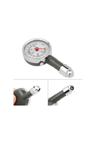 Sones Araba Ve Bisiklet Lastiği İçin Lastik Basınç Göstergesi, Basınç Aralığı: 0-60psı