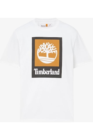 Timberland Colored Short Sleeve Erkek Beyaz T-shirt Tb0a5qs21001 Beyaz