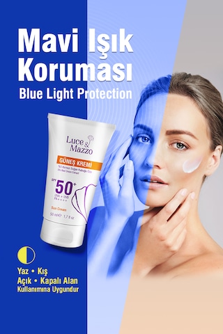 Luce & Mazzo Çok Yüksek Koruyucu Yüz Vücut Güneş Kremi SPF50+ 50 ML