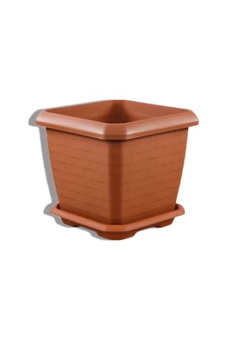 Hisar Kare Saksı 44 Lt Gri