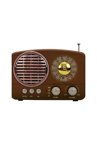 Bluetoothlu Meier M-161Bt Dekoratif Ve Nostaljik Radyo(Fm/Usb/Sd)