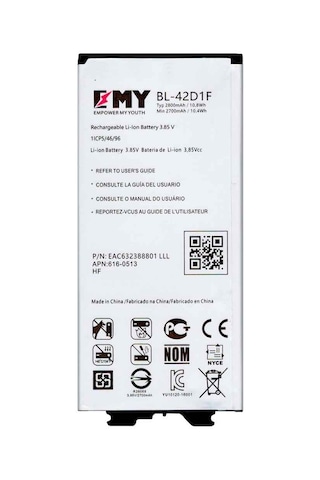 Lg G5 Uyumlu Emy Batarya