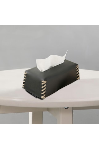 Homyl Masa Mutfak Yatak Odası Için Dekoratif Saklama Kabı Siyah