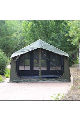 Shufa Galaksi Serisi Yeşil 8 M² Şişme Kamp Çadırı 4 Mevsim G