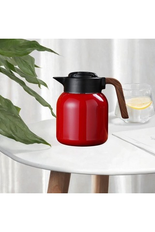 Suntek Yalıtımlı Paslanmaz Çelik Kahve Sürahisi Kırmızı