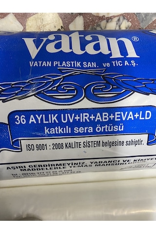 36 Aylık Sera Naylonu 350 Mikron Uv-ab-ır-eva-ld Katkılı En 10 Mt Girilen Adet Kadar Metraj Kesilir