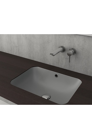 Bocchi Scala Tezgahaltı Lavabo 55 CM Gri 1006-006-0125