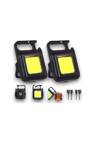 800 Lümen Mini Led Fener Usb Şarjlı Taşınabilir Işık Şişe Açacaklı