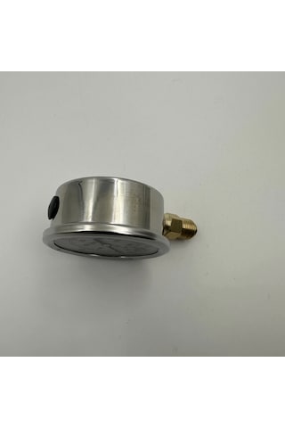 Ø 63 - 0 - 400 Bar 1/4 Alttan Çıkışlı Gliserinli Manometre
