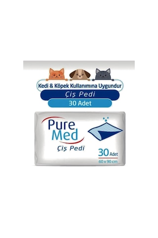 Puremed Kedi Köpek Çiş Pedi 60 x 90 CM 30'lu