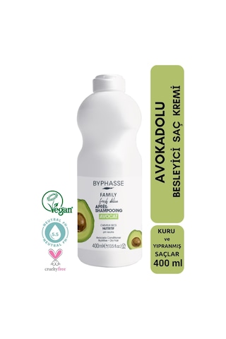 Byphasse Family Fresh Avokado Özlü Besleyici Saç Kremi 400 ML