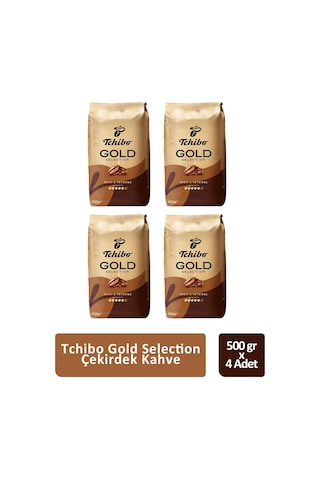 Tchibo Gold Selection Çekirdek Kahve 500 Gr X 4 Adet Çekirdek