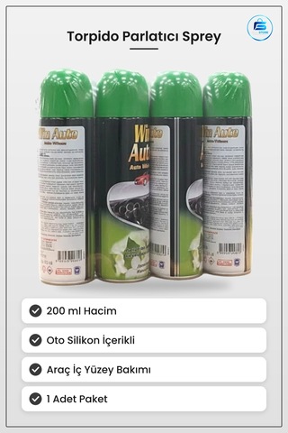 Torpido Parlatıcı Pasta Cila 200 Ml 1 Adet Oto Silikon İçerikli A