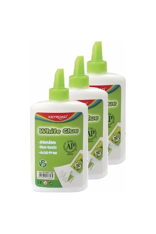 Beyaz Tutkal 120 Gr 3 Adet Keyroad Beyaz Mobilya Tutkalı 120 Gr Ahşap Tutkalı Su Bazlı Çok Amaçlı Beyaz Tutkal