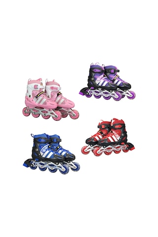 Pasifik Işıklı Ayarlanabilir 4 Tekerli Alıştırmalı Çocuk Pateni