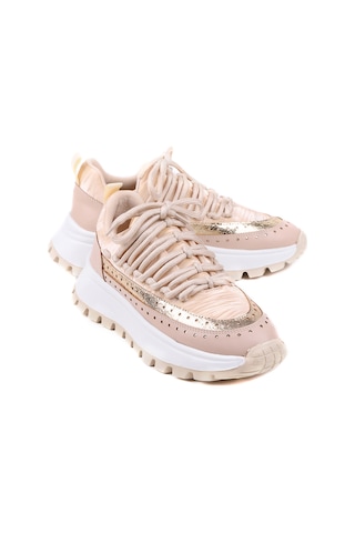 Stato Regina Kalın Tabanlı Şık Günlük Kadın Sneaker Bej