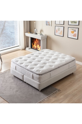 HB Bedding Sleepy Ultra Ortopedik Tavşan Tüylü Torba Paket Yaylı Yatak...