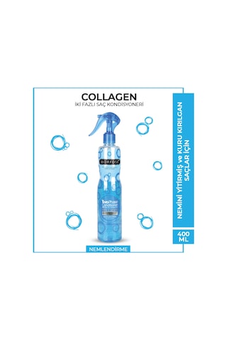 Morfose Collegen İçeren Çift Fazlı Nemlendirici Mavi Fön Suyu 400 ML