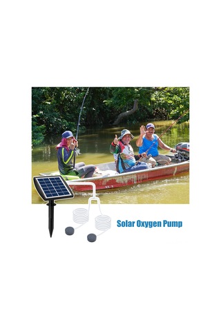 Maiyame Güneş Enerjili Oksijen Pompası - 6v 2w Akülü Havalandırma Sistemi, Balık Havuzu Ve Bahçeler İçin 112 Karakter
