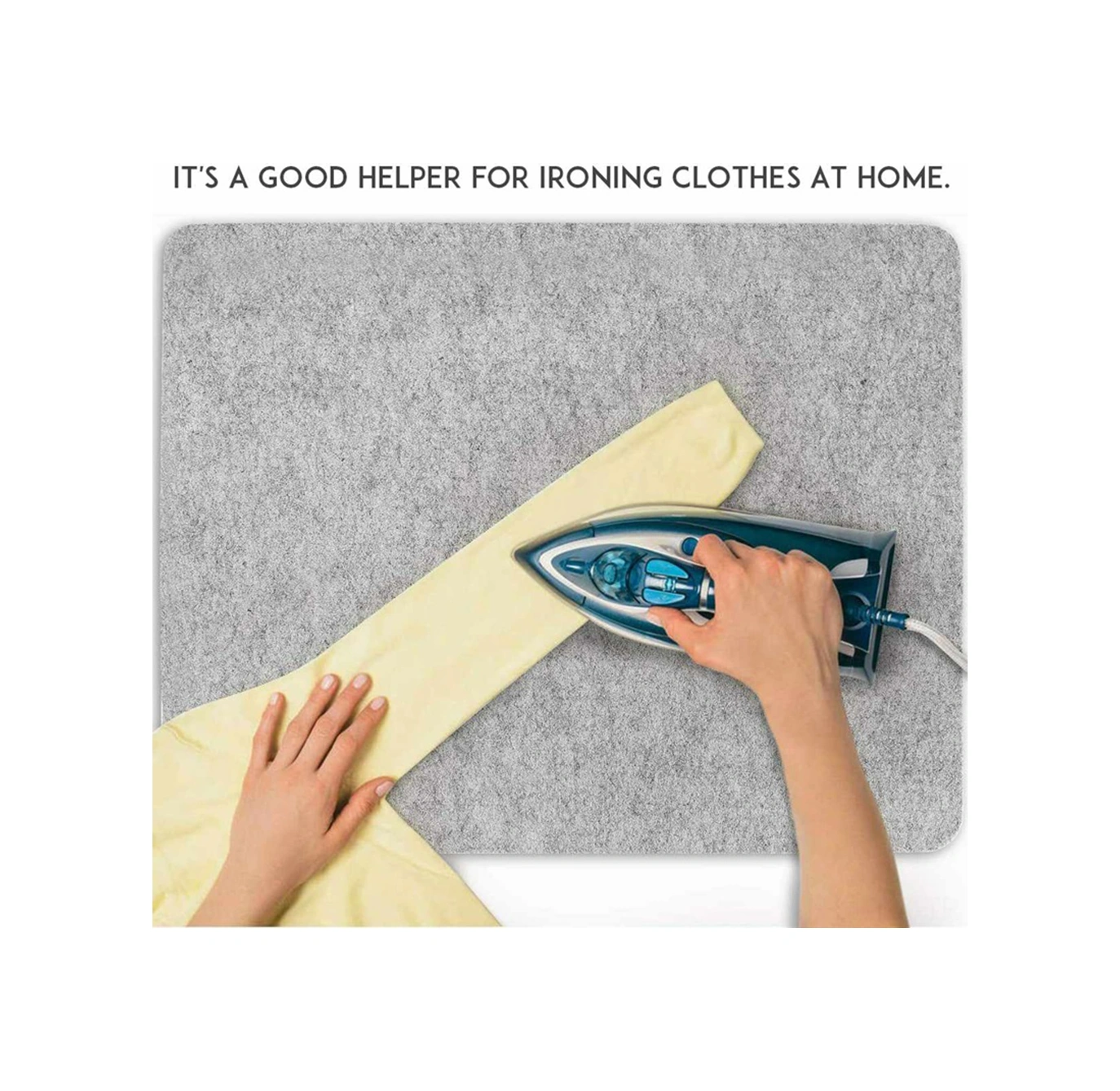 Kangvka Yüksek Sıcaklığa Dayanıklı Pamuklu Ütü Ped 13.5x13.5 İn, Ev İçi Giyim Bakımı Ve El Sanatları İçin Özel Tasarım