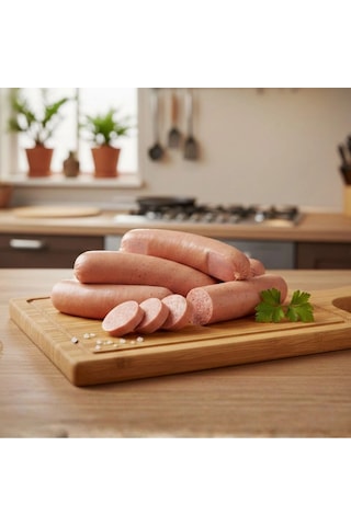 Bratwurst Sosis 500 G - Alman Tipi Geleneksel Izgara Lezzeti