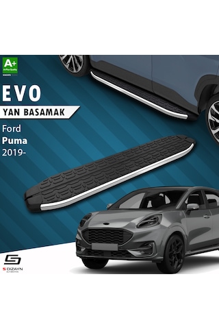 S-dizayn Ford Puma Evo Krom Yan Basamak 173 Cm 2019 Üzeri