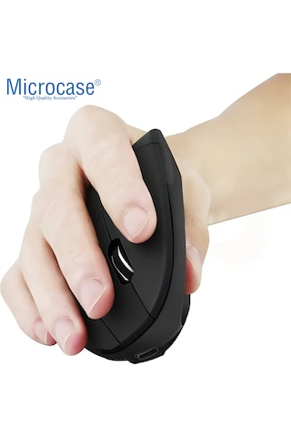 Pilli Dikey Ergonomik Kablosuz Mouse 800/1200/1600 Dpı Al5177