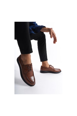 Mubiano Mbrgn105-tb Taba Erkek Bağcıklı Loafer Taba