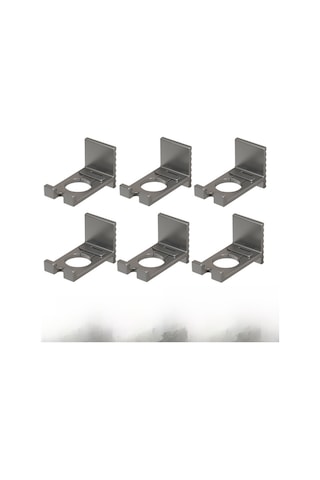 Yunboo Duş Jeli, Şampuan Ve Sabun İçin Duvar Tipi Ahşaplı Rak, Delme Yok Kurulum, Dayanıklı Materyal, Banyo Ve Mutfak Kullanıma Uygun Gri 6 Adet Diğer