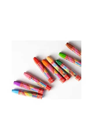 Faber-castell Altıgen Pastel Boya, 12 Renk, Plastik Kutu, Yumuşak Ve Canlı Renkler, Rahat Kullanım, Etkili Uygulama 103 Ivory