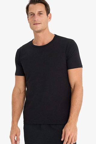 DeFacto Slim Fit Dar Kesim Bisiklet Yaka Kısa Kollu Üst L4885AZ25SPBK27