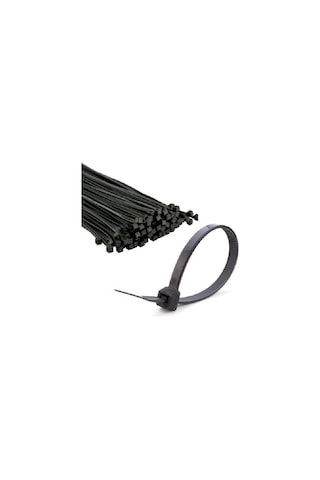 Pemsan 76cm X 9,9mm Plastik Cırt Kelepçe Kablo Bağı Siyah
