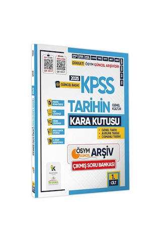 2025 KPSS Tarihin Kara Kutusu MODÜLER SET 3lü ÖSYM Çıkmış Soru Bankası Konu Özetli Video/PDF Çözümlü
