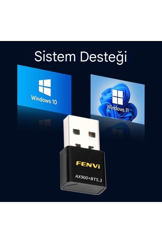 Fenvi Wifi-6 Wifi+bluetooth 5.3 Adaptörü Yüksek Çekim Ce Sertifik