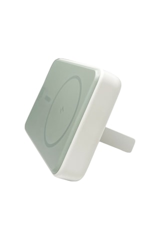 Nt-pw38 15w 10000 Mah Magsafe Taşınabilir Kablosuz Hızlı Şarj Aleti Powerbank - Beyaz