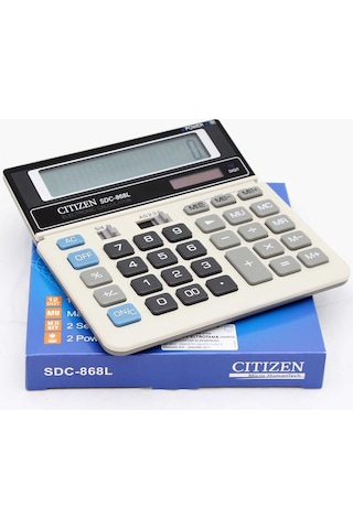 Citizen SDC-868L Büyük 12 Hane Hesap Makinesi