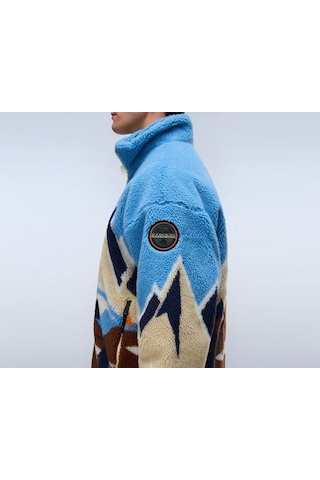 Napapijri T-fleece Fz Erkek Outdoor Polar Ceket Np0a8ao4fxc1 Çok Renkli