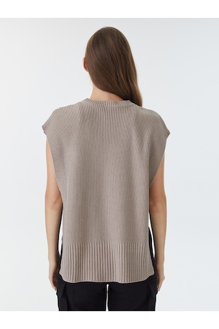 Loose Fit Kadın Tunic Bej