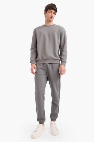 Defacto Slim Fit Dar Kesim Fermuar Cepli Pike Eşofman Altı D5258ax25augr206 Gri