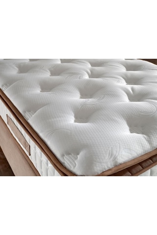 Nironyatak Niron Queen 120X200 Cm Bir Buçuk Kişilik Pedli Lüks Yatak Tam Erg