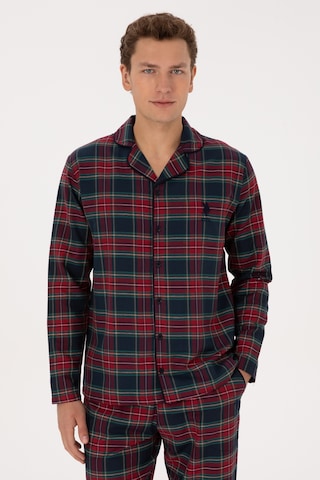 U.s. Polo Assn. Erkek Bordo Pijama Takım 50318614-vr014 Bordo